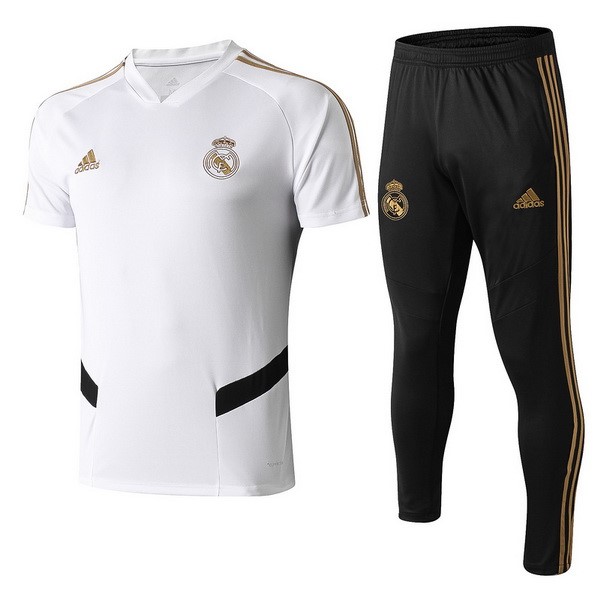 Entrainement Real Madrid Ensemble Complet 2019-20 Blanc Negro